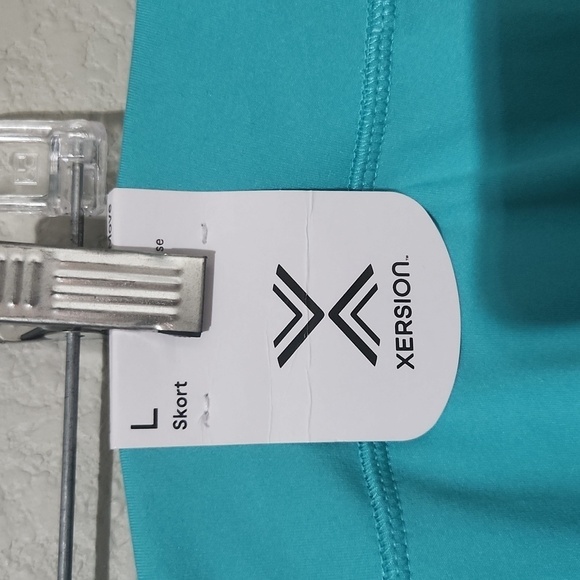 Xersion Womens Skort Size L Athetic blue Teal NEW Tennis Running - Picture 2 of 13